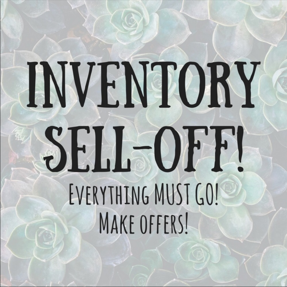 Seriously! Getting rid of everything!